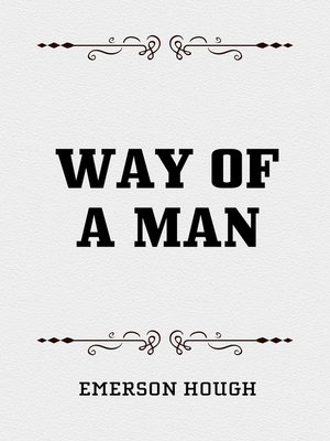 cover image of Way of a Man
